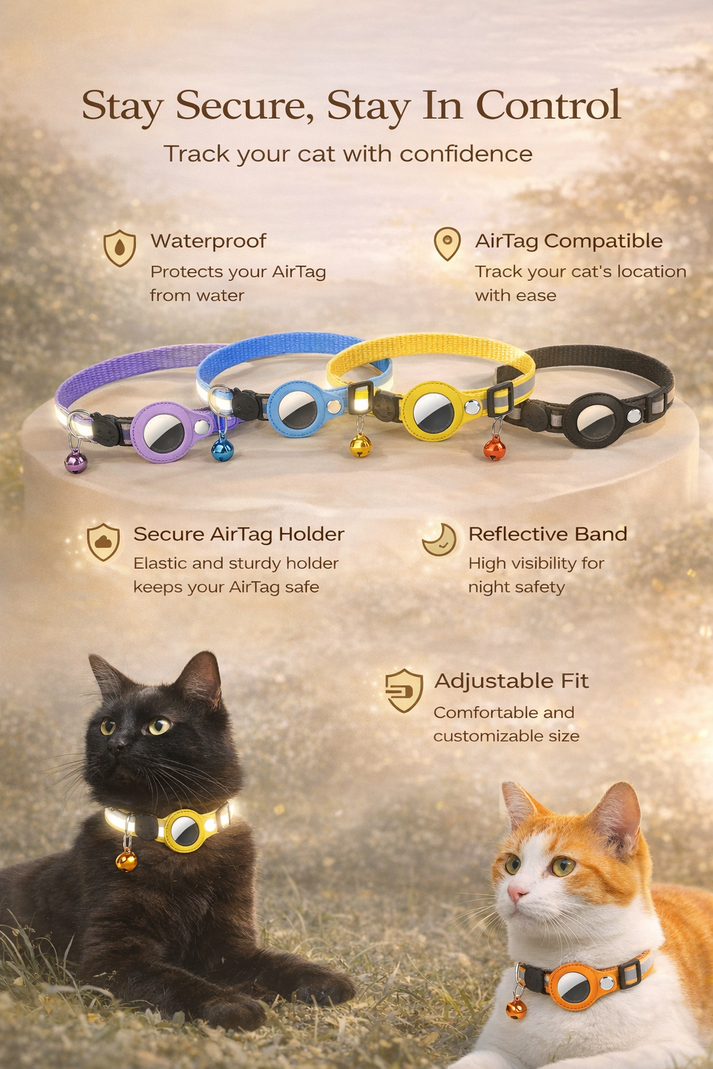 AirTag cat collar